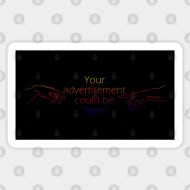 Your advertisement could be here Sticker by pArt